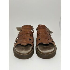 Dr.Martens 8287 Brown Leather Fisherman Sandals Womens 7 Vintage Chunky Platform